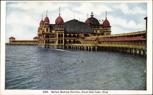 Ak Utah USA, Saltair Bathing Pavilion, Great Salt Lake