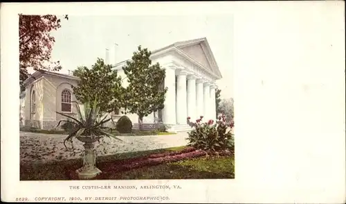 Ak Arlington Virginia USA, Custis Lee Mansion, Arlington House