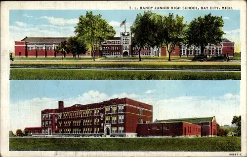 Ak Bay City Michigan USA, T. L. Handy Junior High School