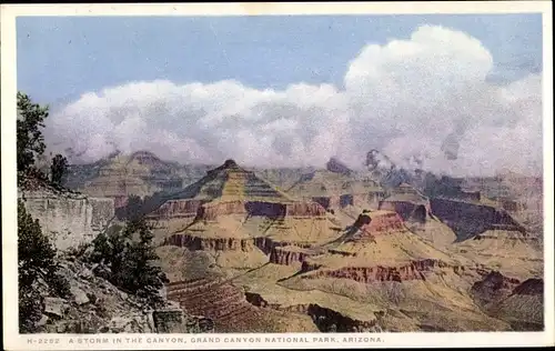 Ak Grand Canyon Arizona USA, A Storm in the Canyon