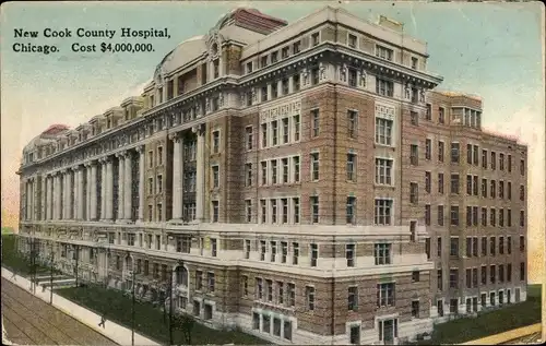 Ak Chicago Illinois USA, New Cook County Hospital