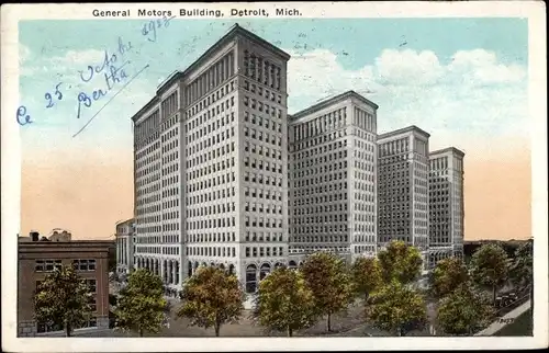 Ak Detroit Michigan USA, General Motors Building