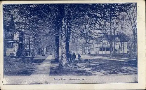 Ak Rutherford New Jersey USA, Ridge Road
