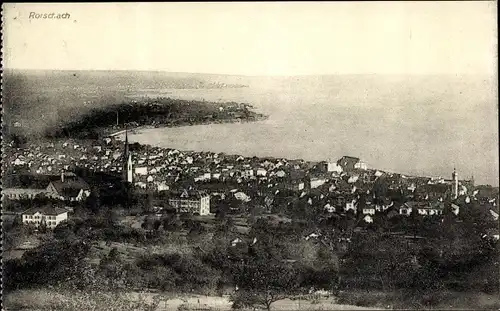 Ak Rorschach Kanton Sankt Gallen Schweiz, Gesamtansicht