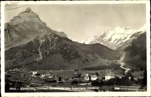 Ak Kandersteg Kanton Bern, Birrenhorn, Blümlisalp