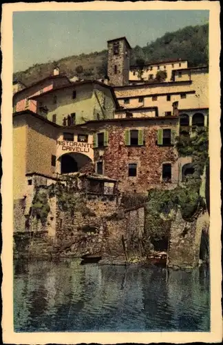 Ak Gandria Lago di Lugano Tessin Schweiz, Ristorante Crivelli