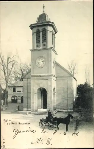 Ak Saconnex d'Arve Plan les Ouates Kanton Genf, Eglise