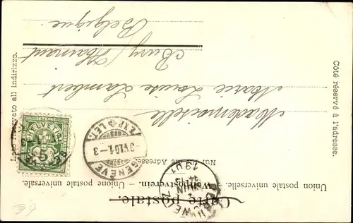 Ak Saconnex d'Arve Plan les Ouates Kanton Genf, Eglise