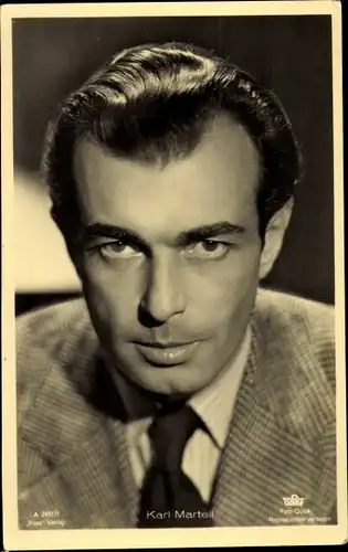 Ak Schauspieler Karl Martell, Portrait