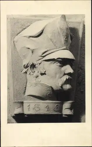 Ak Büste eines deutschen Generals, Bildhauer Deubzer, Kaiserslautern