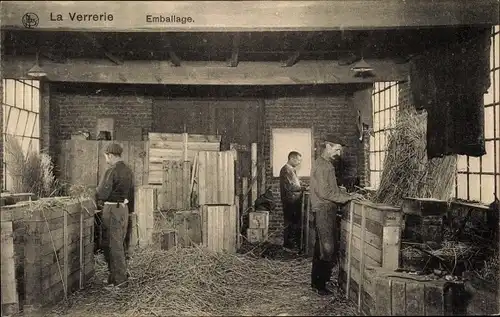 Ak La Verriere, Emballage, Glasherstellung