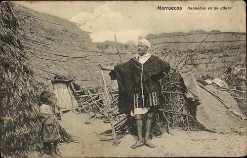 Ak Marruecos, Kabilenos en su aduar, Maghreb