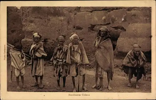 Ak Mendiantes Chleux, Maghreb, Kinder