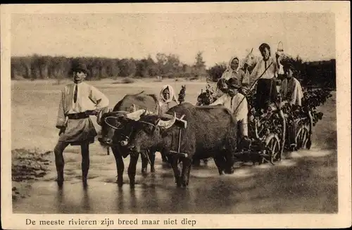 Ak De meeste rivieren zijn breed maar niet diep, Flussüberquerung