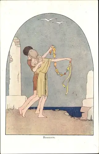 Lied Künstler Ak Willebeek Le Mair, Romance, Liebespaar, Schumanns Childrens Pieces