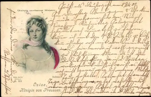 Ak Luise, Königin von Preußen, Galerie moderner Meister