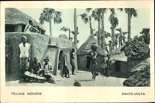 Ak Haute Volta Burkina Faso, Village Indigene