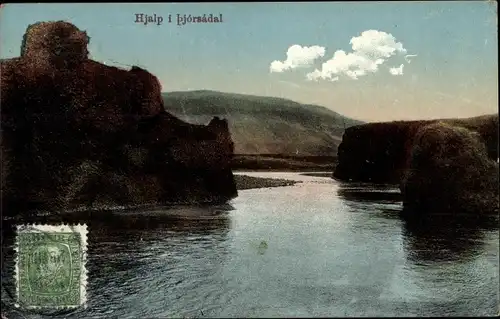 Ak Island, Hjalp i Þjórsádal