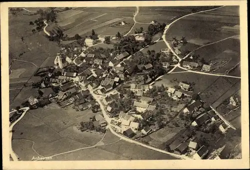 Ak Anhausen im Westerwald, Luftaufnahme