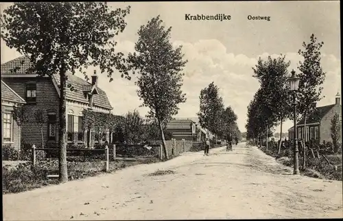Ak Krabbendijke Zeeland, Oostweg