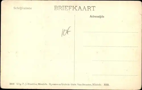 Ak Oud Vossemeer Zeeland Niederlande, Ramp, 13. März 1906