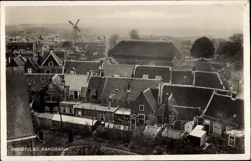 Ak Poortvliet Zeeland, Panorama