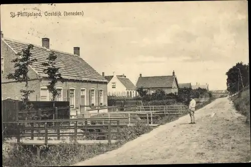 Ak Sint Philipsland Zeeland, Oostdijk