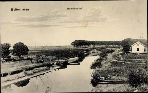 Ak Numansdorp Südholland Niederlande, Buitenhaven