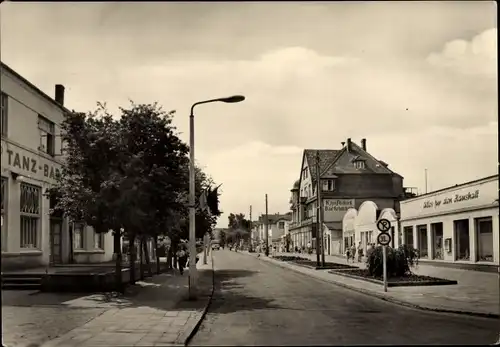 Ak Ostseebad Kühlungsborn, Maxim Gorki Straße, Tanz Bar, Kaufhaus, Geschäfte