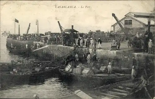 Ak Casablanca Marokko, Le Port