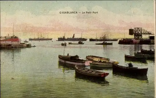 Ak Casablanca Marokko, Le Petit Port