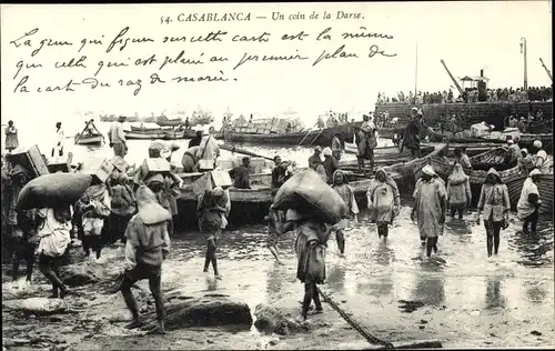 Ak Casablanca Marokko, Un coin de la Darse