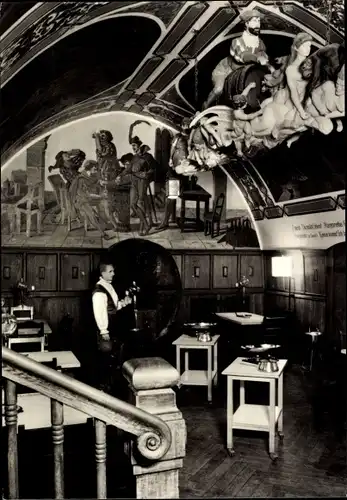 Ak Leipzig Sachsen, Auerbachs Keller, Der Faßritt