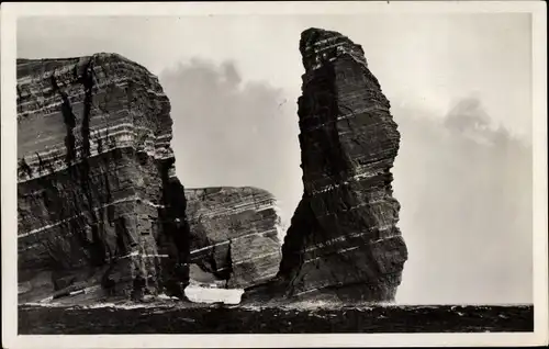 Ak Nordseeinsel Helgoland, Nordspitze und lange Anna