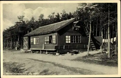 Ak Maarn Utrecht, Kampeerhuis De Uitkijk