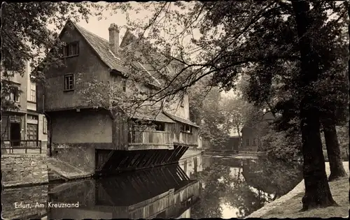 Ak Erfurt in Thüringen, Am Kreuzsand
