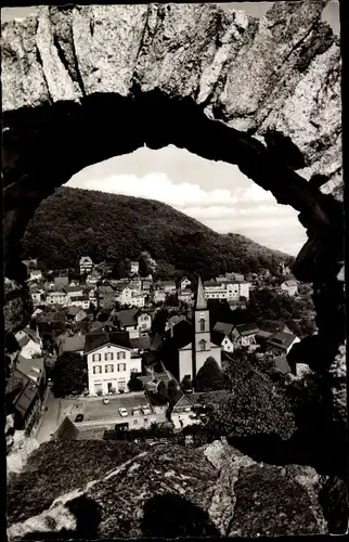 Ak Lindenfels im Odenwald, Blick von der Burg