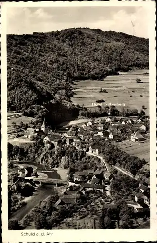 Ak Schuld a.d. Ahr, Gesamtansicht, Hotel Falkenberg