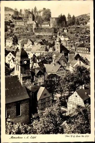 Ak Monschau Montjoie in der Eifel, Teilansicht