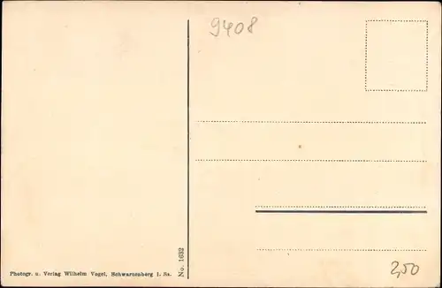 Ak Albernau Zschorlau im Erzgebirge, Rechenhaus, Wehr des Flößgrabens, Floßgraben