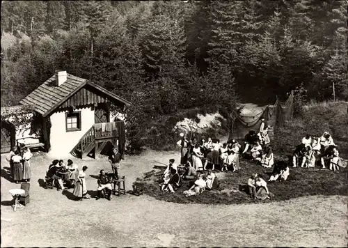 Ak Steinbach Langenbach, Naturtheater Deutsch Sowjetische Freundschaft, Gasparone
