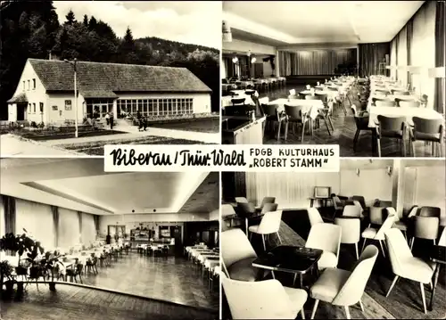 Ak Biberau Schleusegrund Thüringen, FDGB Kulturhaus Robert Stamm