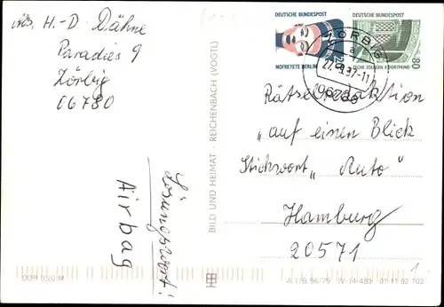 Ak Biberschlag Biberau Schleusegrund in Thüringen, Straßenansicht, Panorama