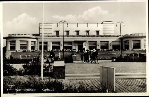 Ak Ostseebad Warnemünde Rostock, Kurhaus