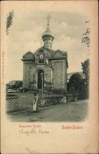 Ak Baden Baden am Schwarzwald, Russische Kirche