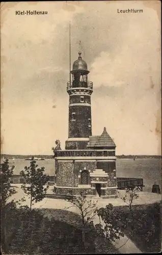 Ak Holtenau Kiel in Schleswig Holstein, Leuchtturm