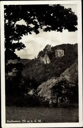 Ak Neidlingen an der Teck Baden Württemberg, Burgruine Reußenstein