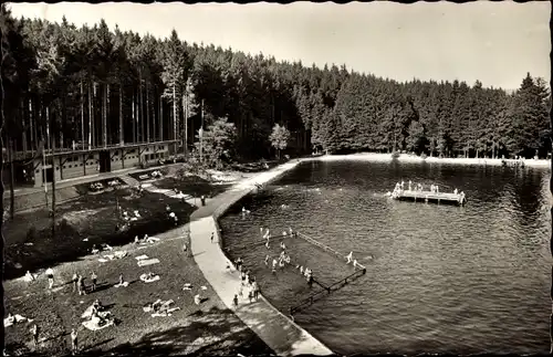 Ak Isny im Allgäu, Waldbad