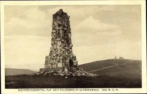 Ak Feldberg im Schwarzwald, Bismarckturm