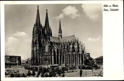 Ak Köln am Rhein, Dom, Südseite